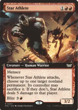 MTG Star Athlete (Extended Art) Normal NM Commander: Duskmourn: House of Horror - Image 1
