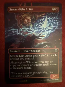 Storm-Kiln Artist (Borderless) Commander Masters Foil - Image 1