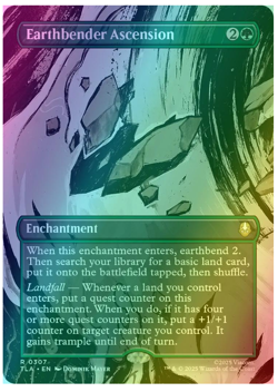 Earthbender Ascension - Foil - Borderless Avatar MTG - Image 1