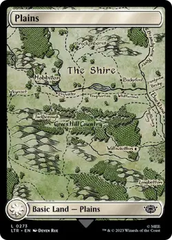 4x Lord of the Rings Full Art Plains, Full Art Lands, LOTR Lands, 4 Pack, 273 - Image 1