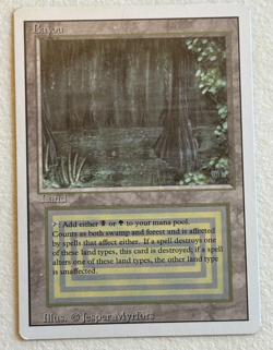 MTG Rare Bayu Dual Land Revised Edition - Image 1