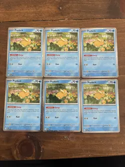 Pokemon Mega Evolution - Psyduck MEP #007 - Black Star Promo with Holo - SWIRL - Image 1
