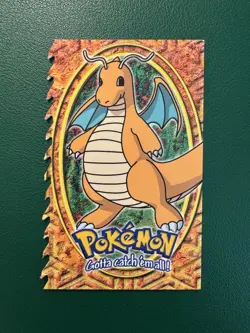 1999 Topps Pokemon The First Movie Dragonite 12 of 12 Die-Cut - Image 1