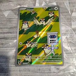 Pidgey 207/197 Pokemon TCG Obsidian Flames Illustration Rare Full Art NM/MINT - Image 2