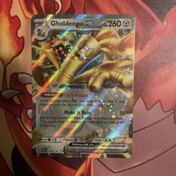 Gholdengo ex 139/182 Scarlet & Violet: Paradox Rift Double Rare Pokemon TCG - NM - Image 3
