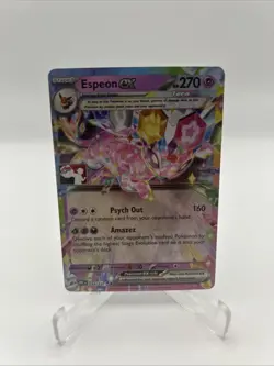 034/131 Espeon ex Pokemon TCG Prize Pack Series 7 Play Stamped Prismatic - Image 1