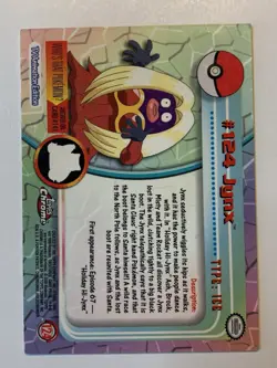 2000 Topps Chrome Pokemon Series 2 #124 Jynx FREE COMBINED SHIPPING - Image 3