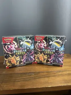 LOT OF 2 Paldean Fates Booster Bundle Pokemon TCG - Image 1
