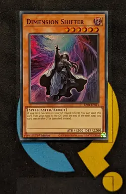 RA01-EN014 Dimension Shifter Super Rare 1st Edition YuGiOh Card - Image 1