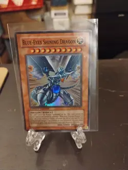 Blue Eyes Shining Dragon MOV-EN001 Limited Edition Super Rare LP - Image 1