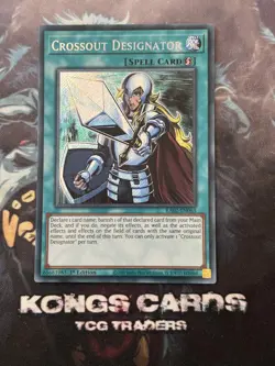 RA02-EN063 "Crossout Designator" Secret Rare YuGiOh! NEW - Image 1