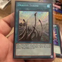 Dragon Shrine LCKC-EN075 Unlimited Secret Rare Near Mint +Bonus FREE SHIPPING! - Image 1