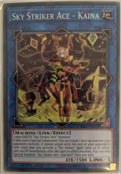 YuGiOh Sky Striker Ace - Kaina Super Rare 1st Edition SAST-EN055 - Image 1