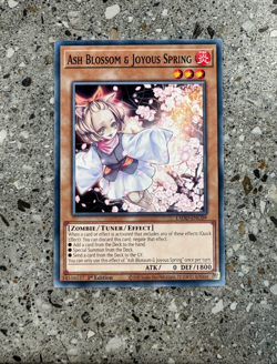 Yugioh TCG Ash Blossom & Joyous Spring L5DD-ENC09 1st Edition NM-M Combined Ship - Image 1