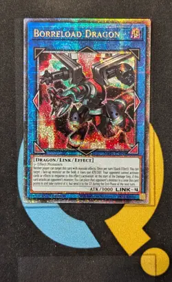 MP24-EN048 Borreload Dragon Alt Art Quarter Century Secret Rare YuGiOh - Image 1