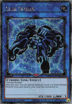 Yugioh MP24-EN045 - Link Spider - Quarter Century Secret Rare - Image 1