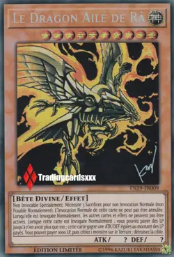 ?Yu-Gi-Oh!? Le Dragon Aile de Ra : TN19-FR009 -VF/Secret Rare- - Image 1
