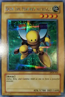 Yugioh 2003 Beta The Magnet Warrior SCR DOR-002 Near Mint - Image 1