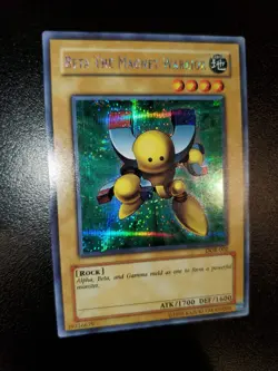 Yugioh 2003 Beta The Magnet Warrior SCR DOR-002 Near Mint - Image 2