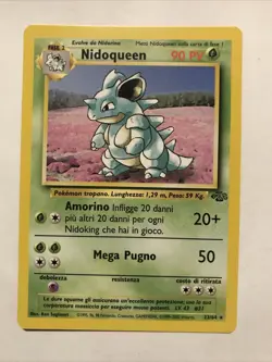 Pokemon TCG ITALIAN Jungle Nidoqueen 23/64 Regular Rare Card - Image 1