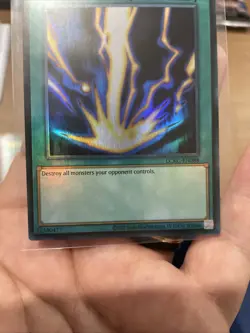 Raigeki (MISPRINT COLOR ERROR-CARD RT SIDE) LCKC-EN088 NM +Bonus FREE SHIPPING! - Image 1