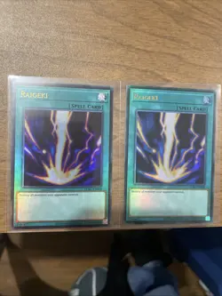 Raigeki (MISPRINT COLOR ERROR-CARD RT SIDE) LCKC-EN088 NM +Bonus FREE SHIPPING! - Image 3