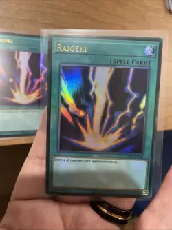 Raigeki (MISPRINT COLOR ERROR-CARD RT SIDE) LCKC-EN088 NM +Bonus FREE SHIPPING! - Image 5