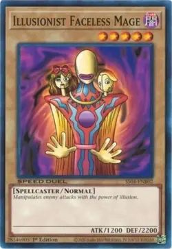 Illusionist Faceless Mage - SS04-ENB02 - Common - 1st Edition YuGiOh TCG Card - Image 1