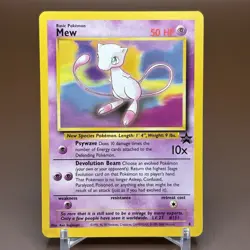 Pokemon Card - Mew #8 WoTC Black Star Promo - Image 1