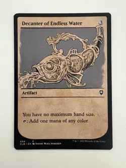 Decanter of Endless Water Showcase MTG Magic the Gathering Card NM Near Mint CLB - Image 1