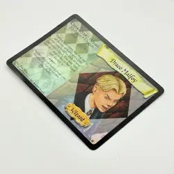 Harry Potter Trading Card Game Draco Malfoy Wizard 3/116 Base Set Holo Foil 2001 - Image 5