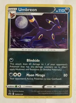 Umbreon SWSH129: Sword & Shield Promo Card Holo - Image 1