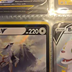 Pokemon Arceus v SWSH204 Sword & Shield Black Star Promo Card - Image 3