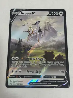 Arceus V SWSH204 SWSH: Sword & Shield Promo Cards Holo Near Mint - Image 1