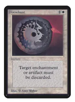 MTG Disenchant Alpha Card Magic the Gathering - Image 1