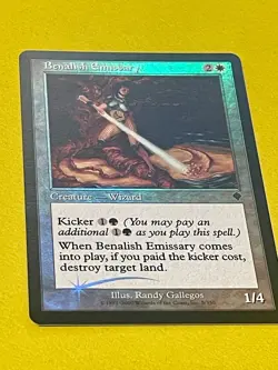 Benalish Emissary FOIL Invasion NM White Uncommon MAGIC MTG CARD - Image 4