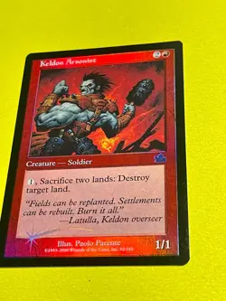 Keldon Arsonist FOIL Prophecy NM Red Uncommon MAGIC GATHERING CARD - Image 1
