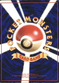 Geodude No. 074 Vending Series Japanese Glossy Pokemon Card 1998 - Image 2