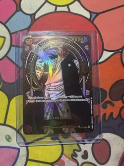 Shanks- OP09-004(SP) (Gold) His Will One Piece Card Game (English) Pack Fresh NM - Image 1