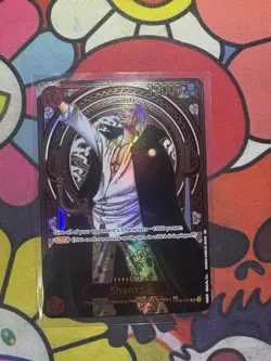 Shanks- OP09-004(SP) (Gold) His Will One Piece Card Game (English) Pack Fresh NM - Image 5