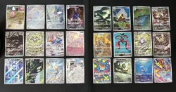 Pokemon Cards Full Art Holo Japanese Lot of 24 - Image 1