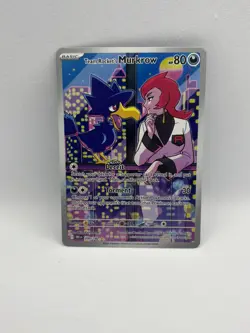 Team Rockets Murkrow 200/182 SV: Destined Rivals Pokemon Card NM - Image 1
