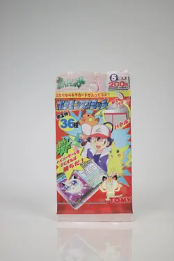 1997 Pokemon Tomy Scratch Card Series 2 Booster Pack Japanese Sealed - Image 1