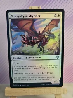 MTG: Starry-Eyed Skyrider (Foil) 0025 - Tarkir Dragonstorm - NM Condition - Image 1