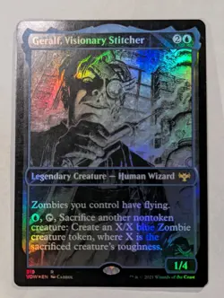 Geralf, Visionary Stitcher (Showcase) Innistrad: Crimson Vow Foil - MTG RARE - Image 1