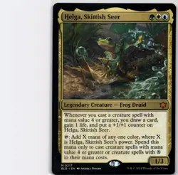 Helga, Skittish Seer M Bloomburrow 217 NM - Image 1