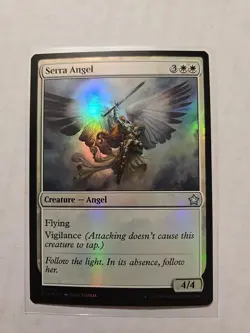 Serra Angel (Foil) - Foundations - LP - Uncommon - Creature - MTG Magic - Image 1