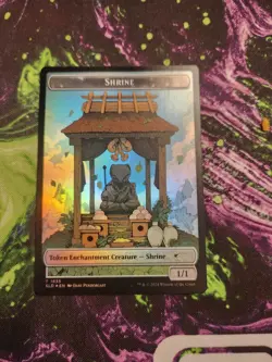 MTG Shrine Token #1835 Rainbow Foil Secret Lair Drop Series - Image 1