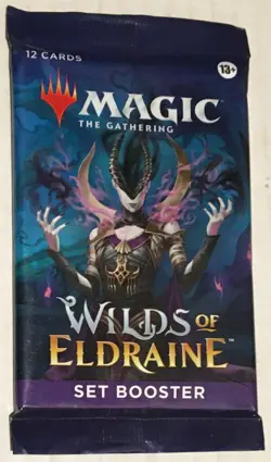 2023 Factory Sealed Magic the Gathering MTG Wilds of Eldraine Set Booster Pack - Image 1