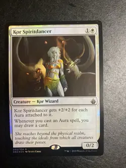 MTG - NM - FOIL - Kor Spiritdancer - BattleBond - Image 1
